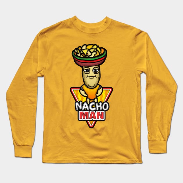 NACHO MAN Long Sleeve T-Shirt by BEAVERNIGHT